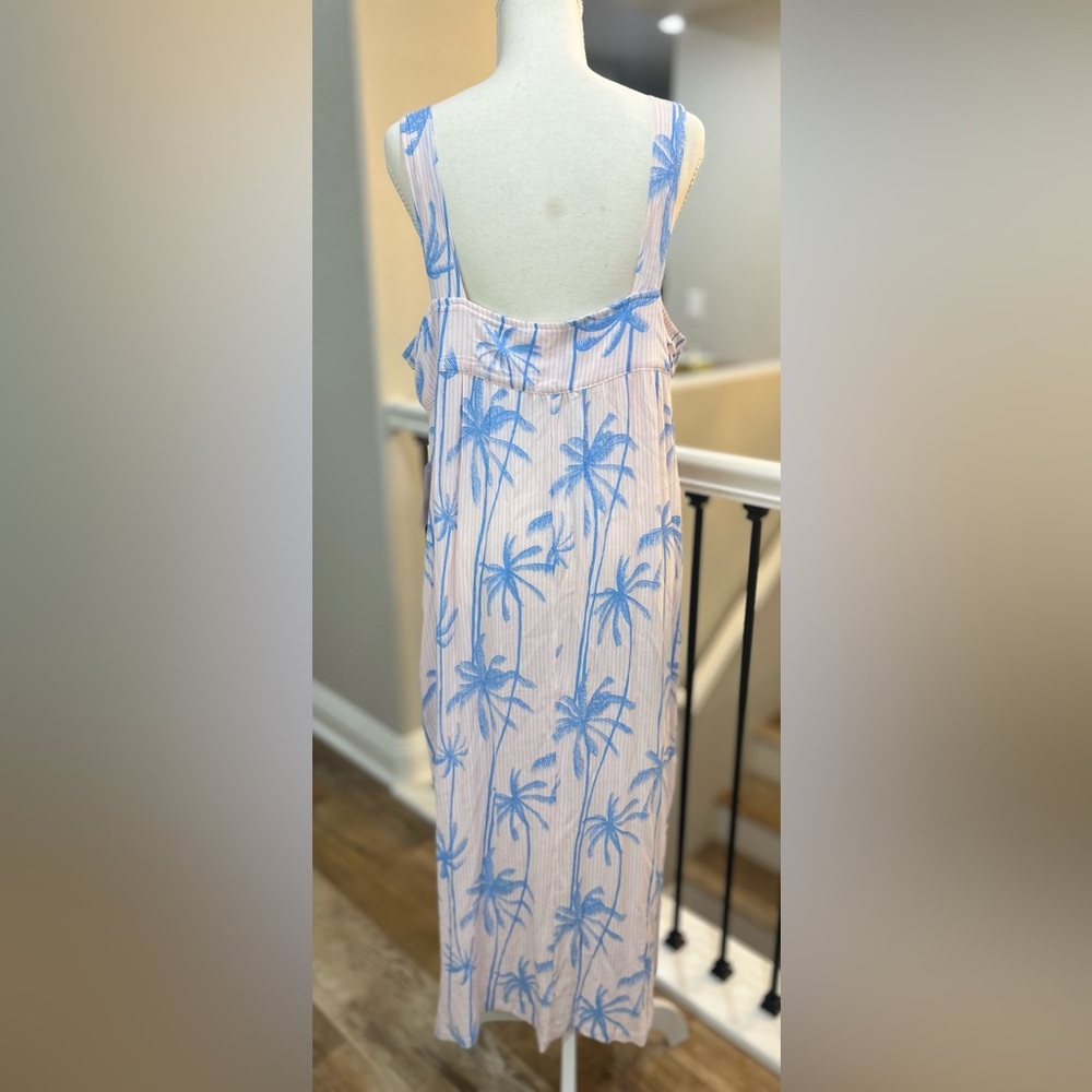 pajamas pjs Palm-Print Chemise nightgown Sleeveless size XL - Picture 7 of 16